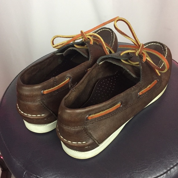 Vintage Brown Real Leather Loafers - Picture 3 of 6